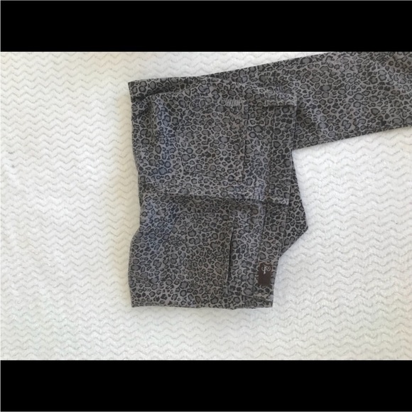 PAIGE Grey Leopard Print "Peg Skinny" Jeans Size:30 - Picture 2 of 3